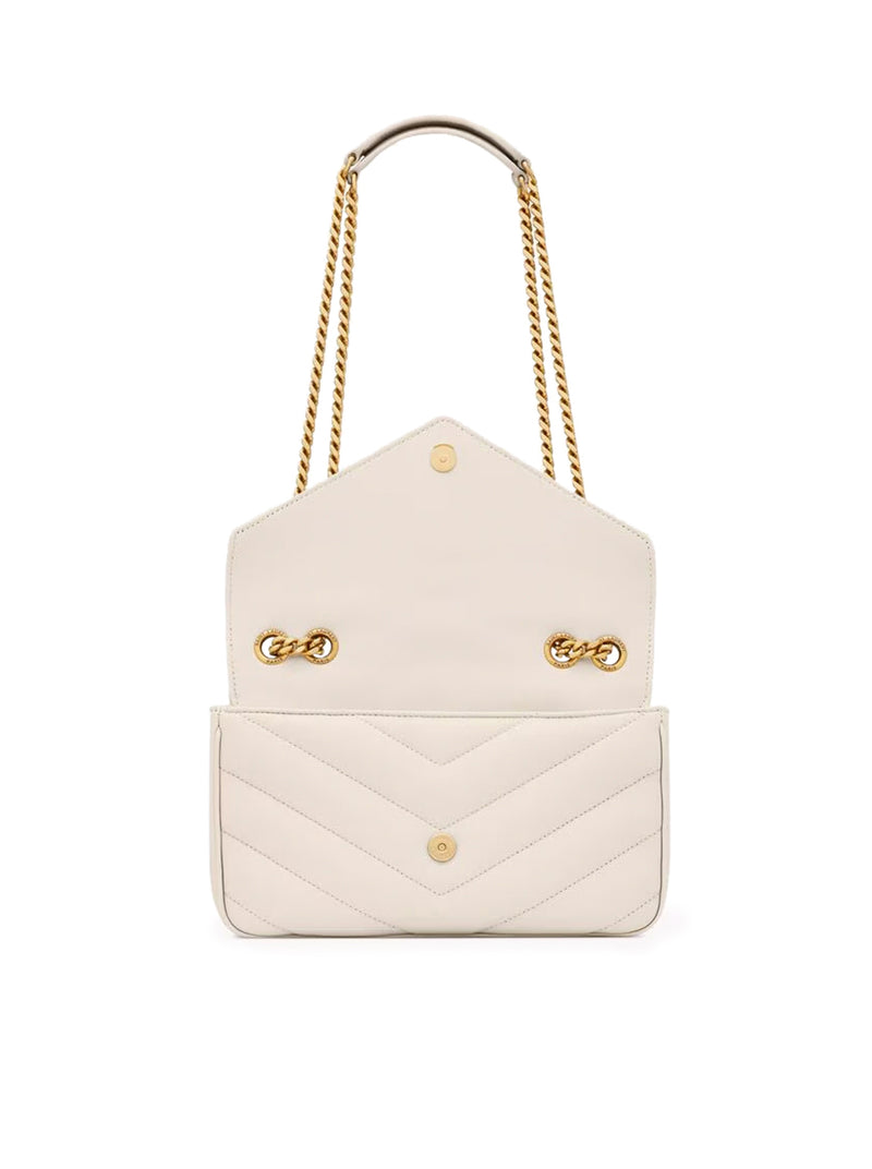 LOULOU SMALL LEATHER BAG