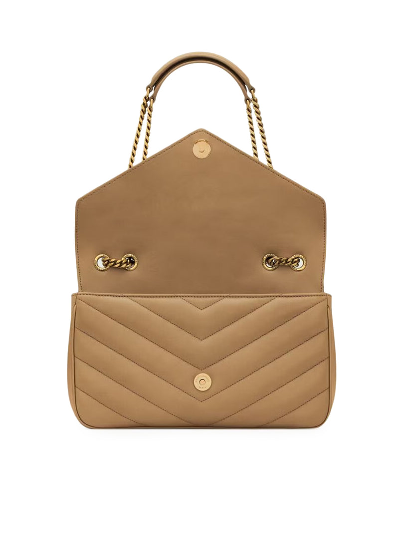 LOULOU MEDIUM LEATHER BAG