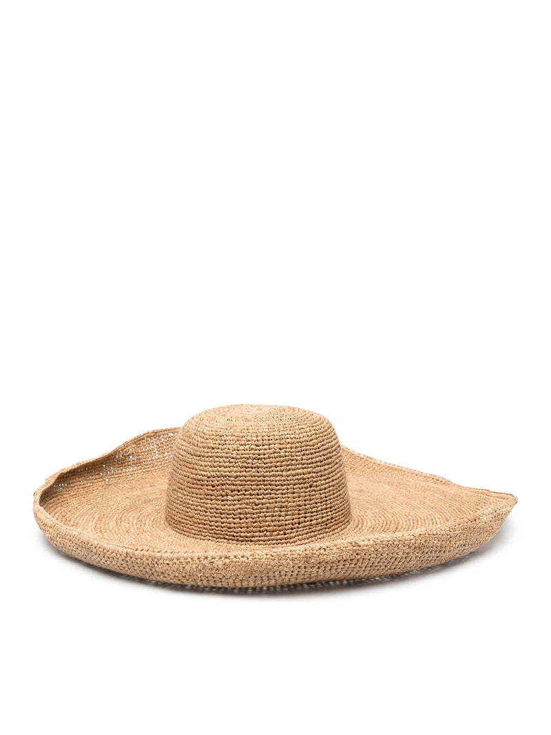 IZY WIDE RAFFIA HAT