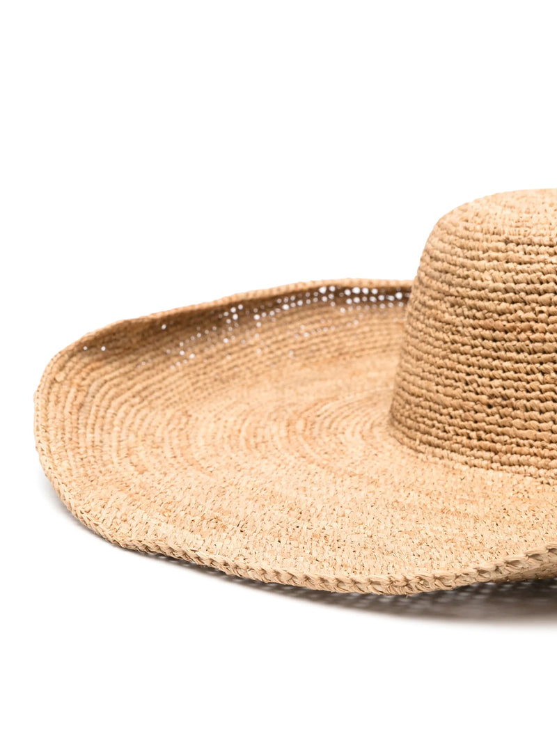 IZY WIDE RAFFIA HAT