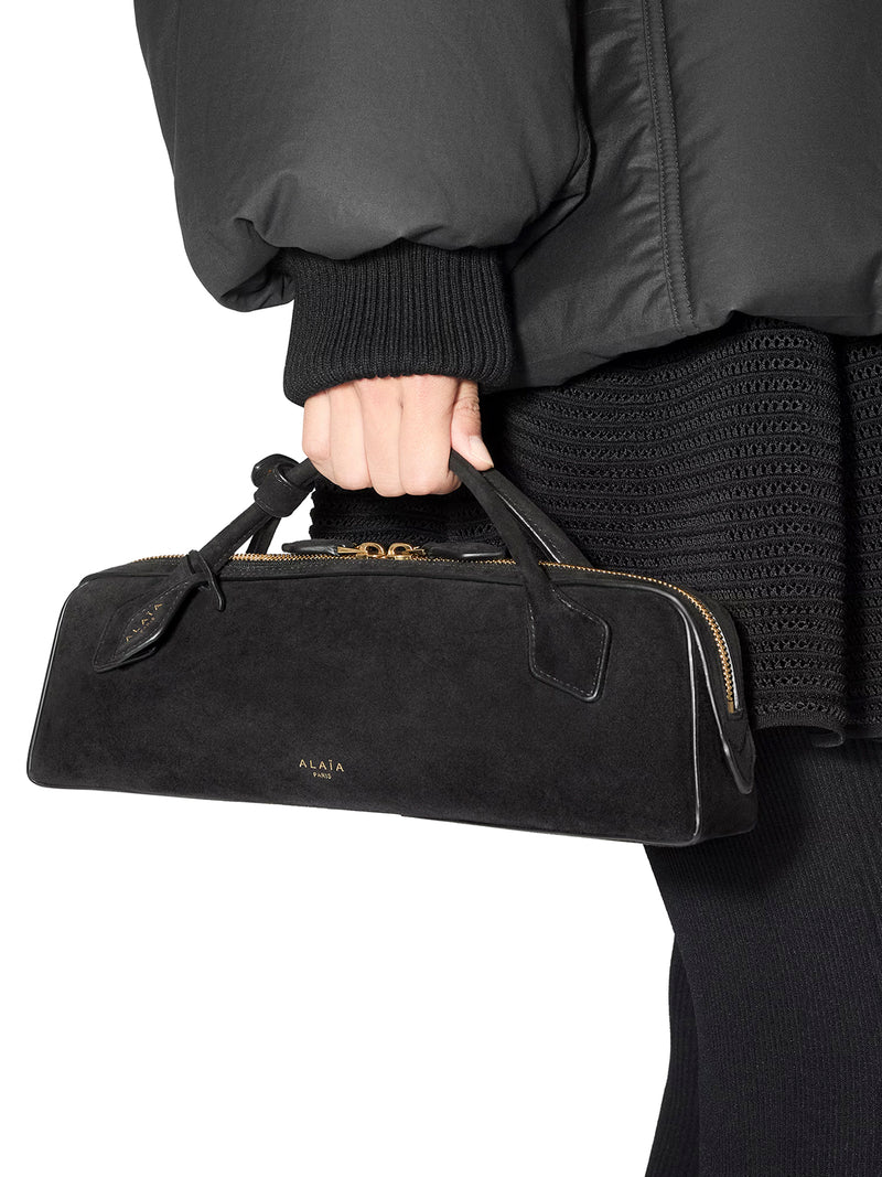 LE TECKEL POUCH IN SUEDE GOAT LEATHER