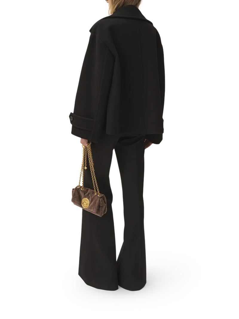 OVERSIZED SHORT WOOL COAT