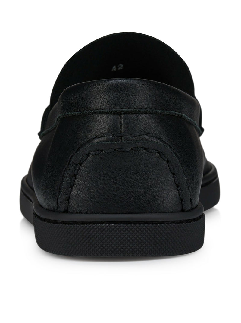 CHAMBELIBOAT LEATHER LOAFERS