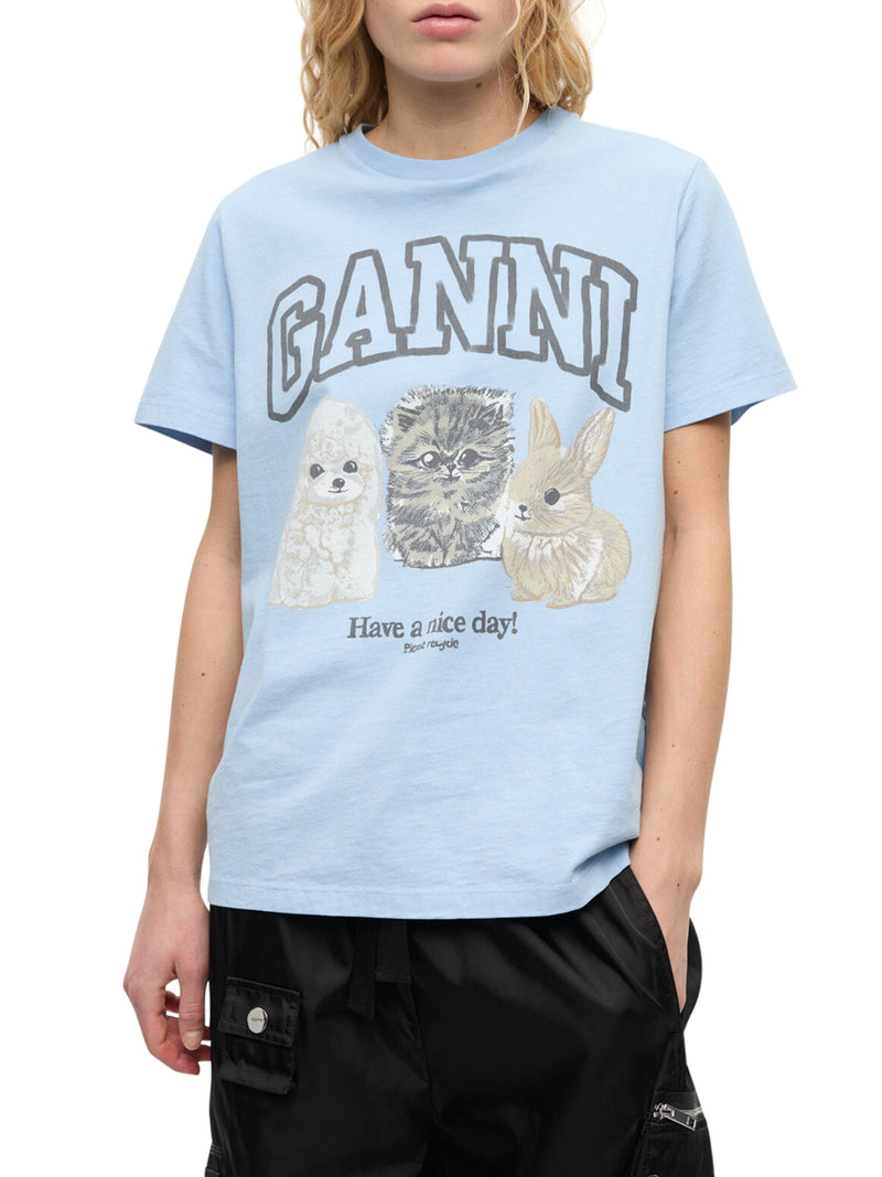 COTTON T-SHIRT WITH PRINT