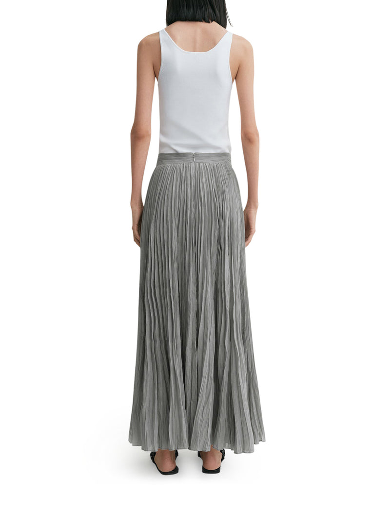 CRINKLED PLISSÉ SKIRT