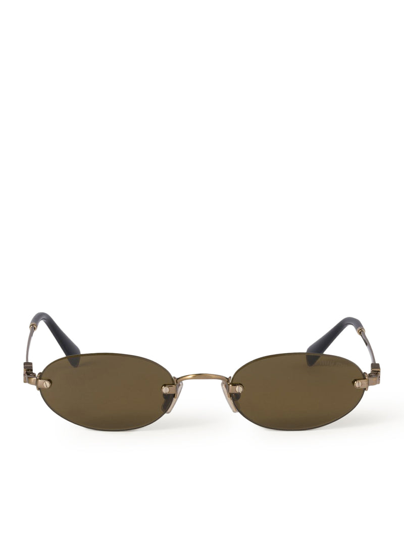 MIU MIU LOGO SUNGLASSES