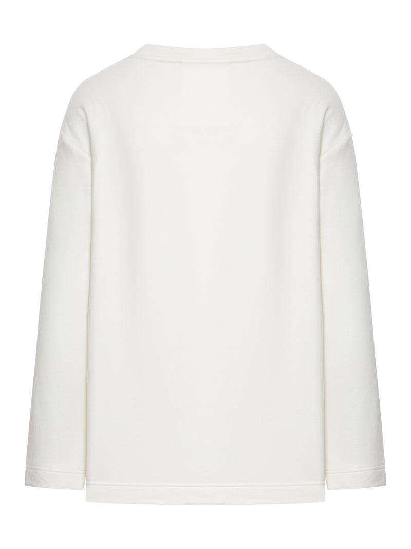 BERMA SILK AND COTTON SWEATSHIRT