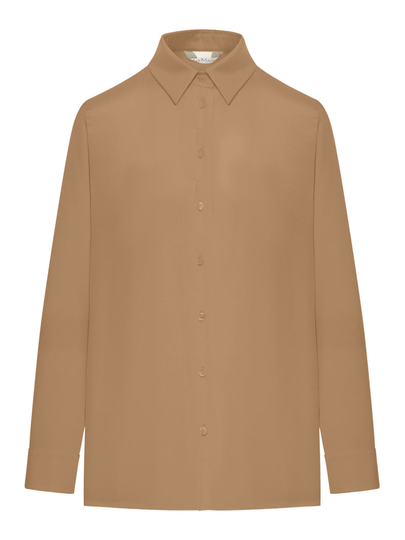 STRETCH SILK CADY SHIRT