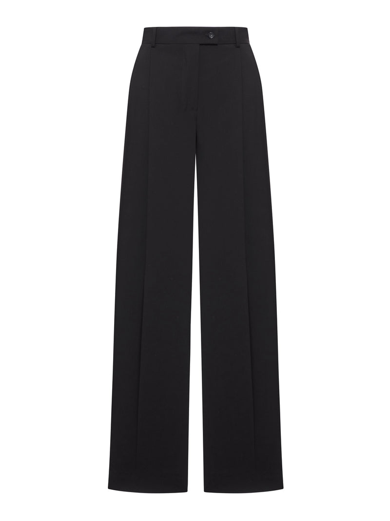 OVERSIZED STRETCH WOOL PANTS