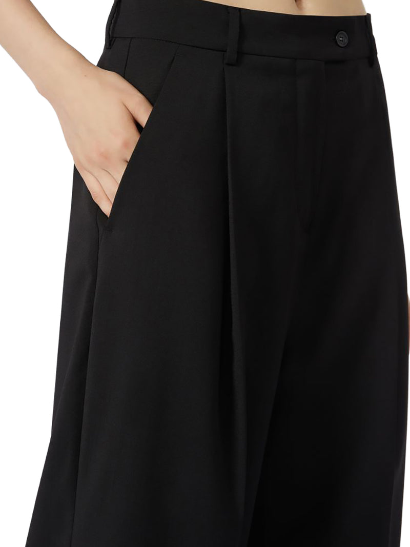 OVERSIZED STRETCH WOOL PANTS