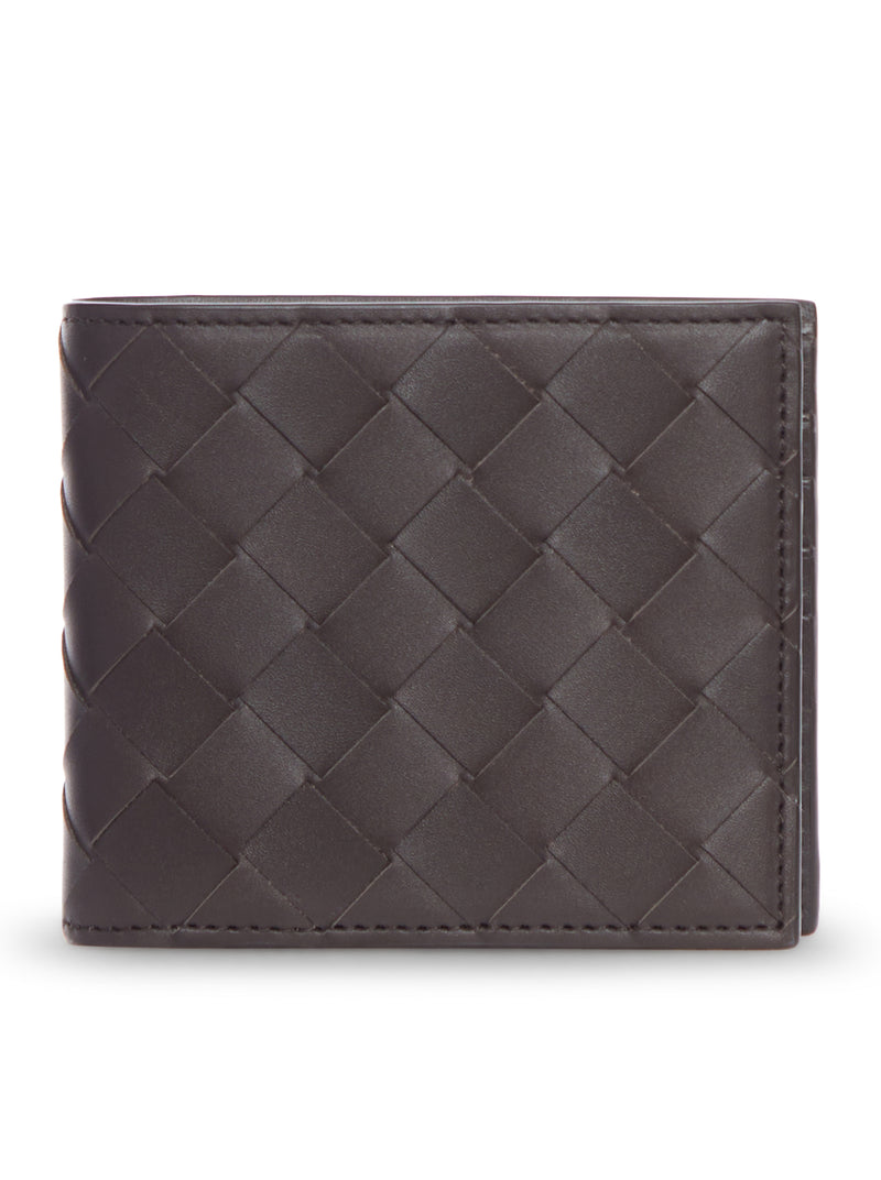 BRAIDED LEATHER BIFOLD WALLET