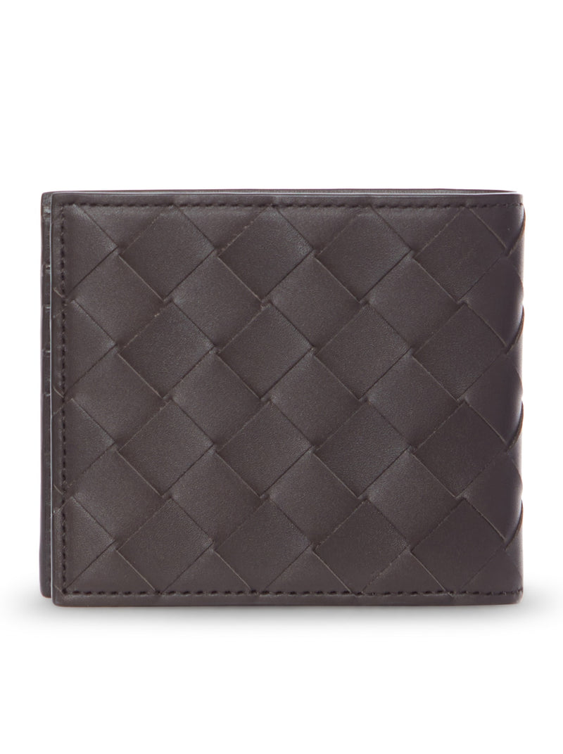 BRAIDED LEATHER BIFOLD WALLET