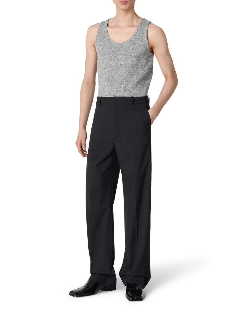 THIN WOOL TROUSERS