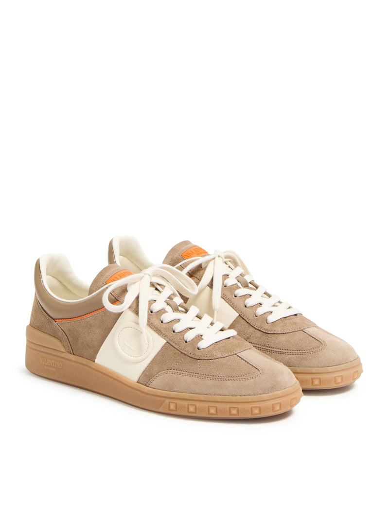 LOW TOP UPVILLAGE SNEAKER IN CRUST AND NAPPA CALFSKIN