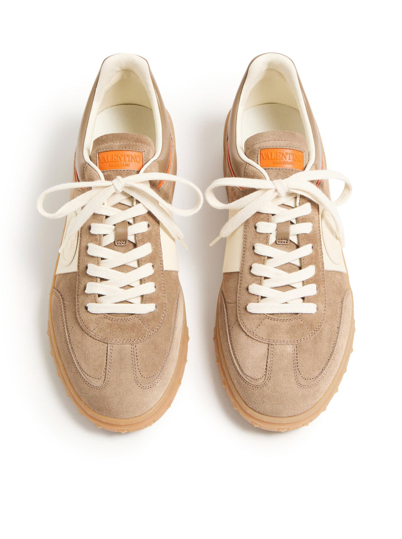 LOW TOP UPVILLAGE SNEAKER IN CRUST AND NAPPA CALFSKIN
