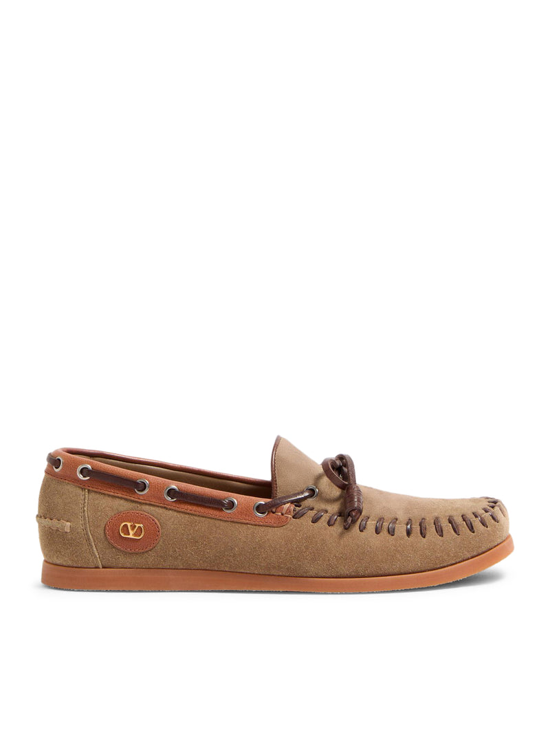 PALM AVENUE CRUST LEATHER BOAT SHOE