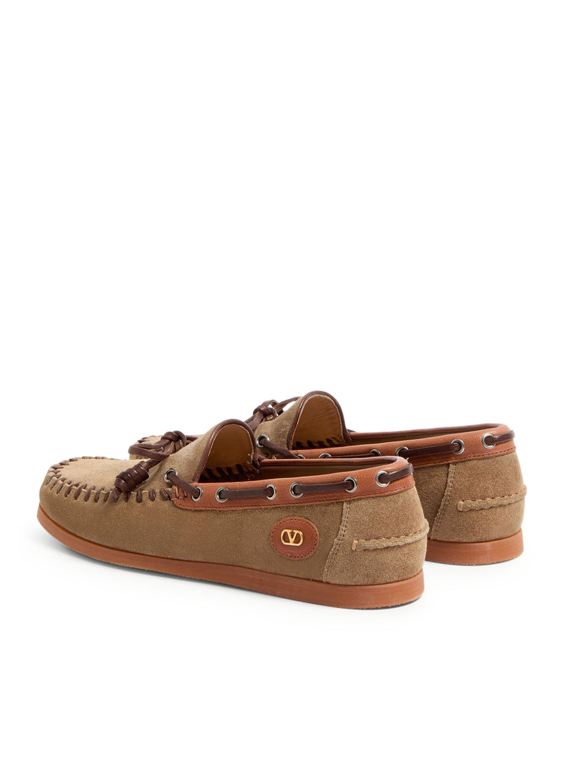 PALM AVENUE CRUST LEATHER BOAT SHOE