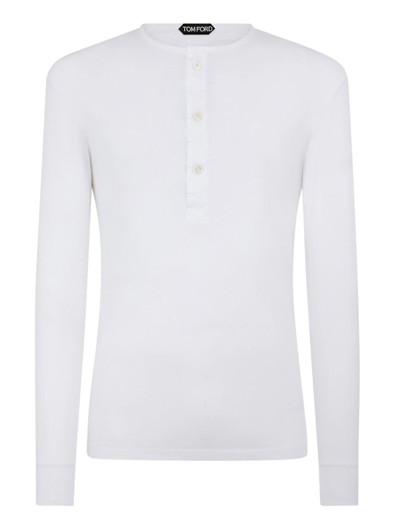 HENLEY COTTON T-SHIRT