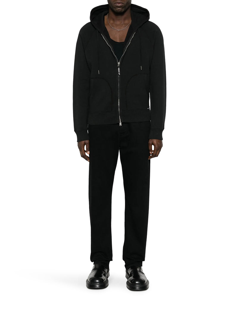 COTTON ZIP-UP SWEATSHIRT