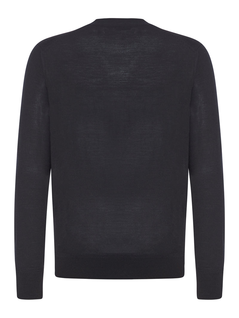 FINE GAUGE PURE WOOL CARDIGAN