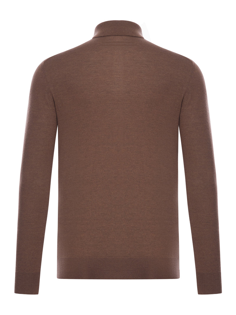 CASHMERE AND SILK BLEND POLO SHIRT