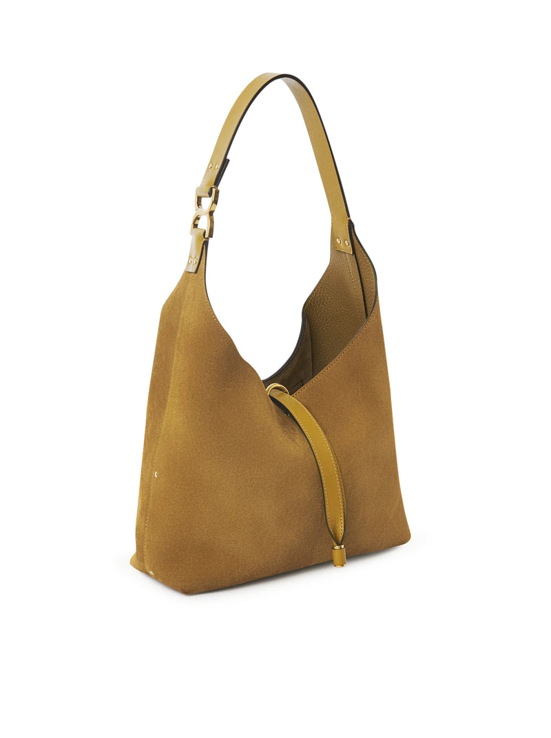 MARCIE SMALL SUEDE HOBO BAG