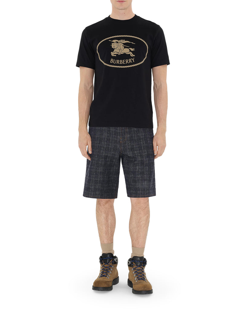 COTTON T-SHIRT WITH FRONT LOGO