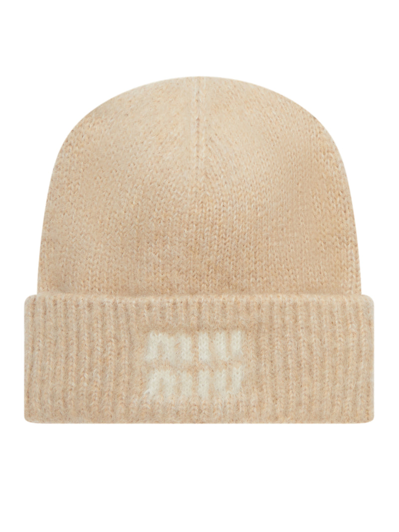 MOHAIR WOOL LOGO HAT