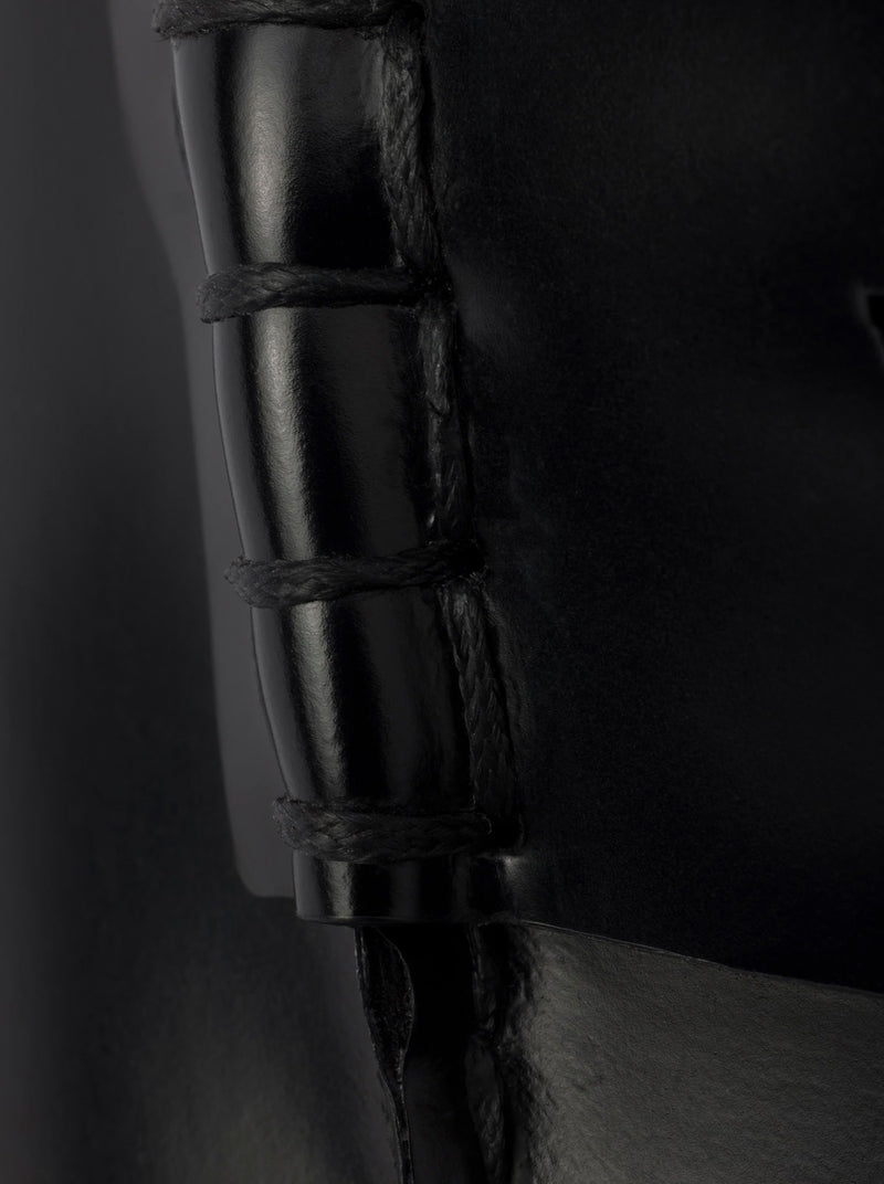 BRUSHED LEATHER LOAFERS