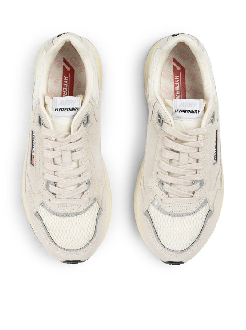 HYPERWAY SNEAKERS IN MESH AND SUEDE