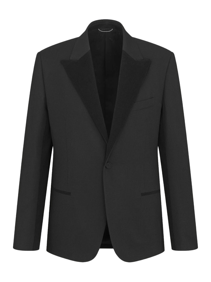 JACKET WITH CORDUROY DETAILS