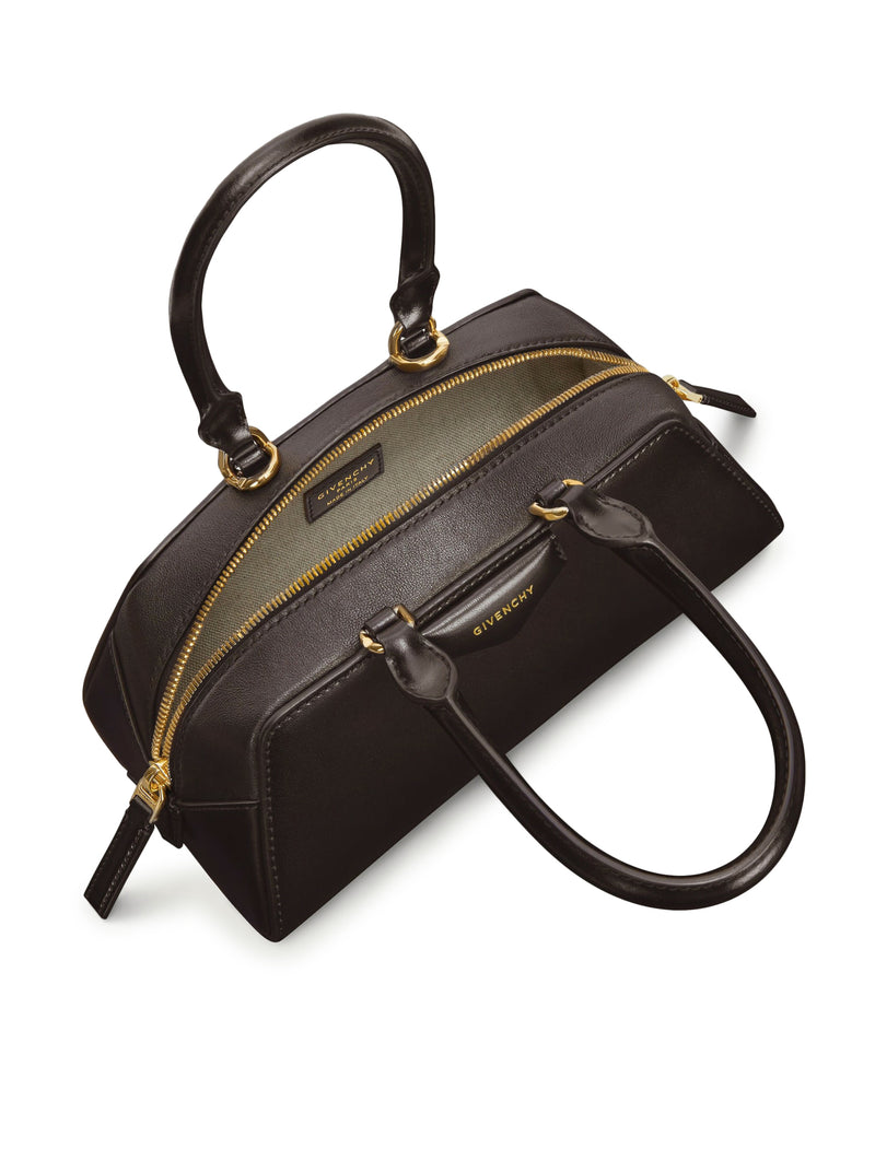 ANTIGONA EAST-WEST MINI LEATHER BOX BAG
