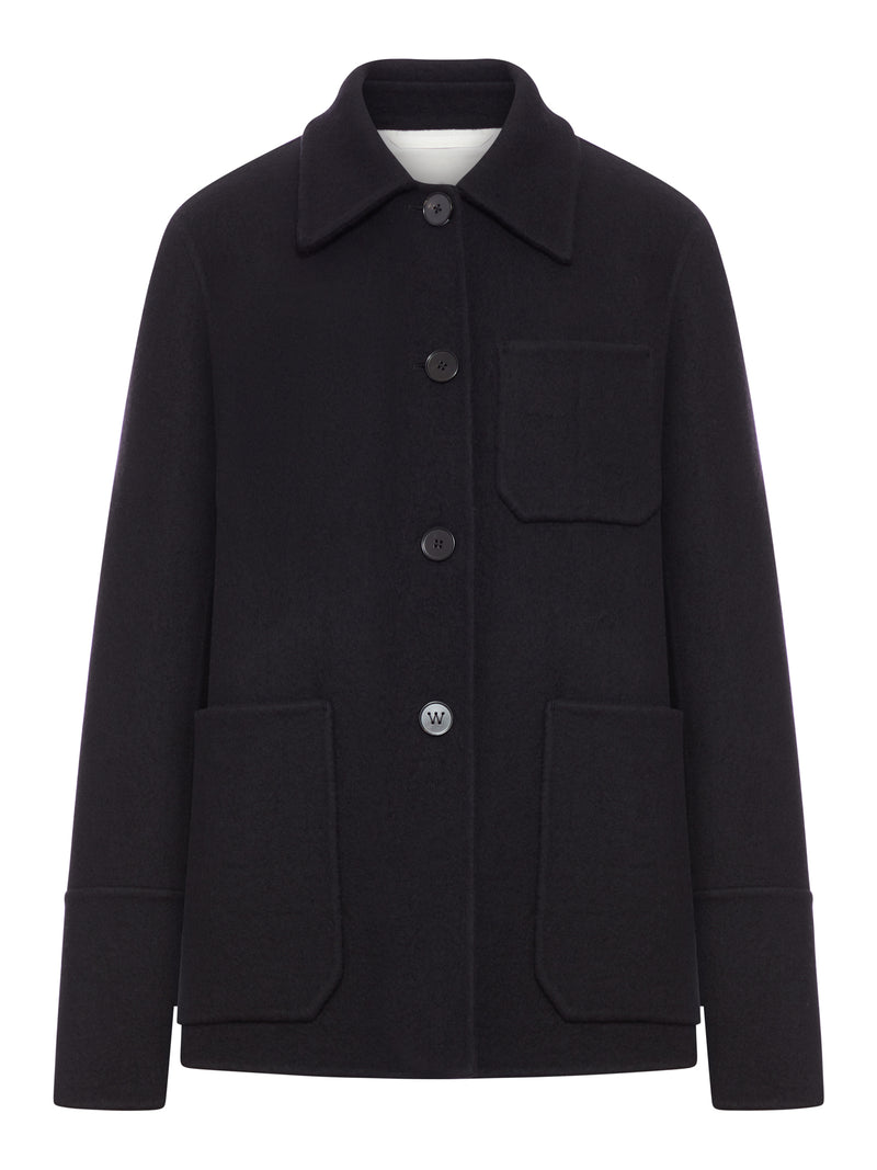 WOOL SHIRT-JACKET