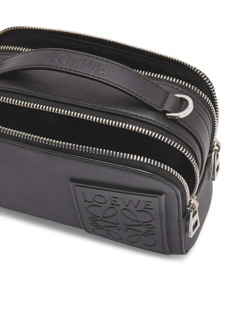CAMERA MINI SHOULDER BAG IN SATINED CALFSKIN