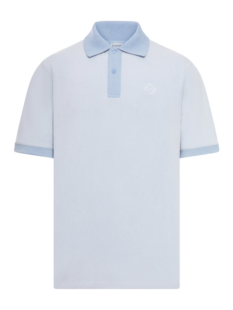 COTTON POLO SHIRT WITH ANAGRAM EMBROIDERY