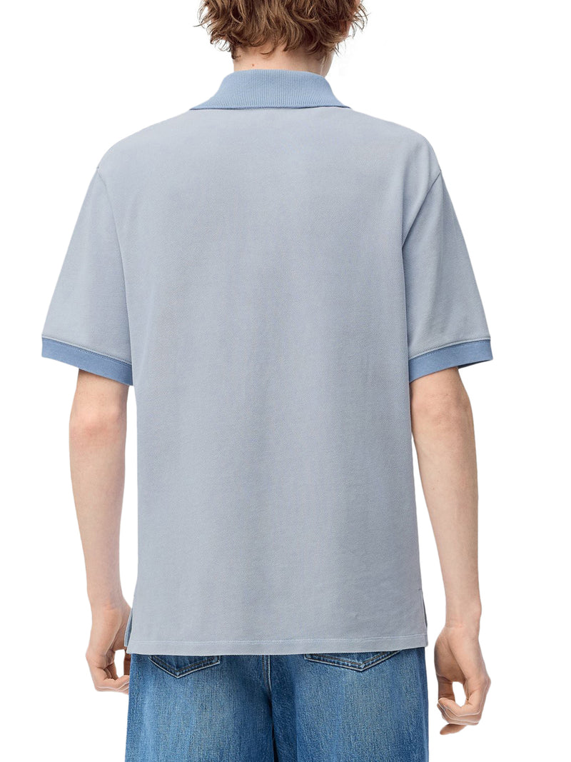 COTTON POLO SHIRT WITH ANAGRAM EMBROIDERY