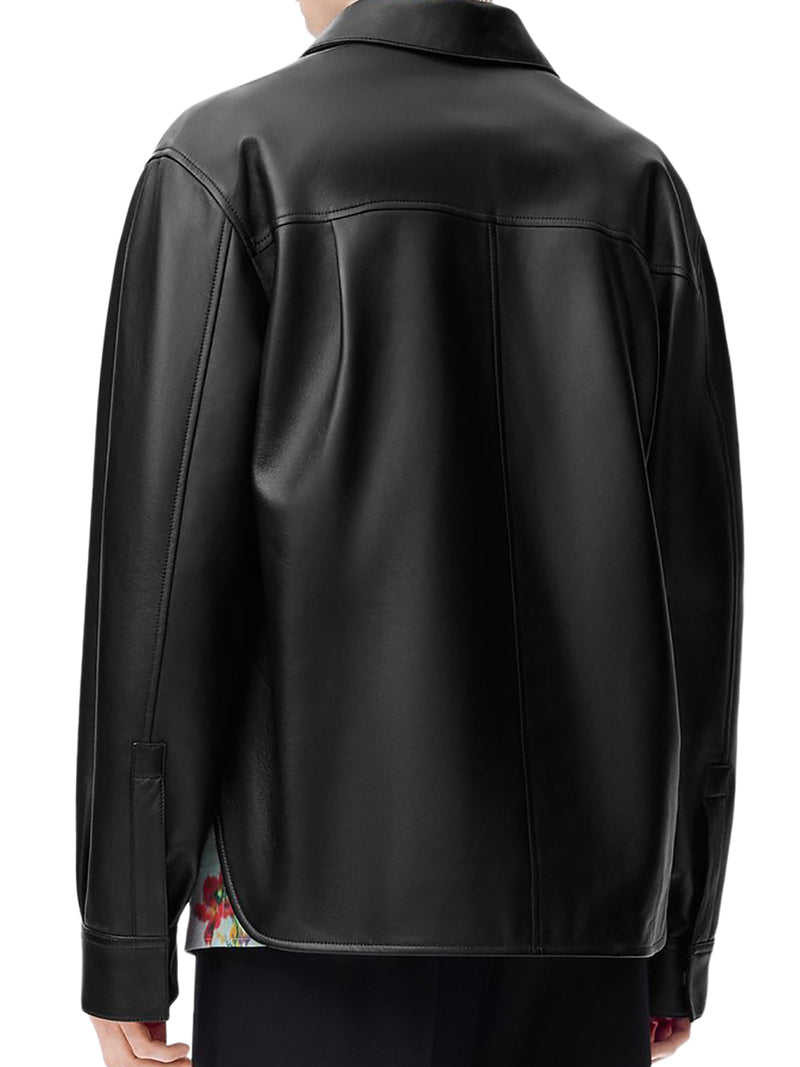 OVERSHIRT IN NAPPA LAMBSKIN