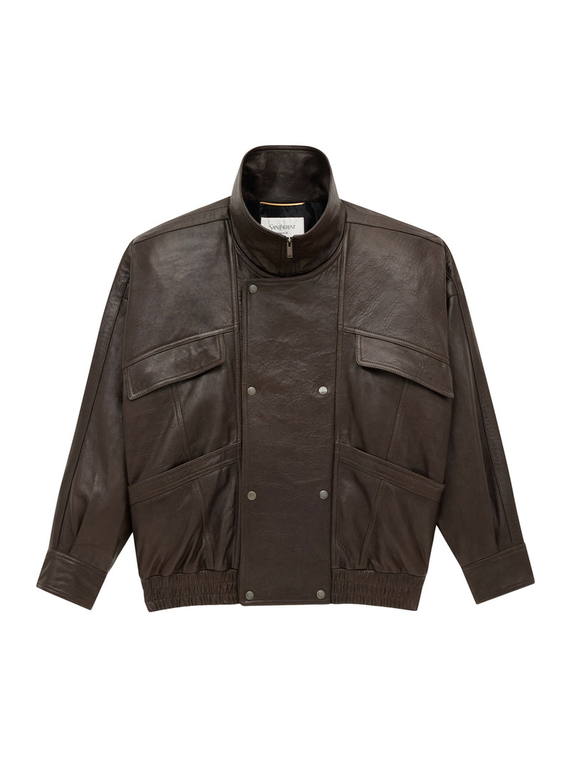 BALLOON LAMBSKIN BOMBER