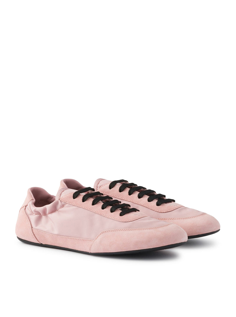 COLLAPSE SNEAKERS IN RE-NYLON AND SUEDE