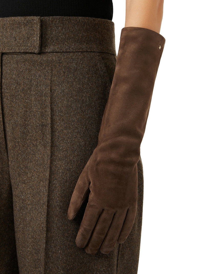 AFIDEESUEDE GLOVES IN SUEDE NAPPA