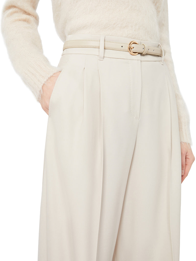 WOOL TASSEL ENTRY TROUSERS