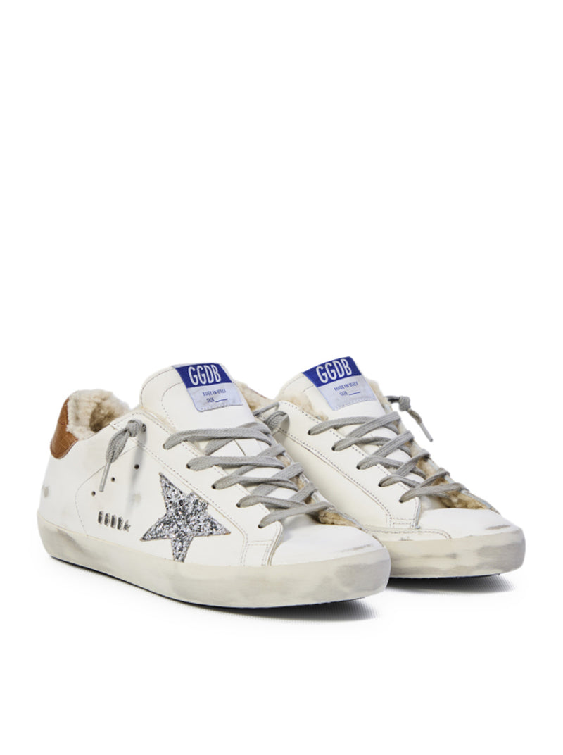 SUPER-STAR SNEAKERS WITH SHEARLING