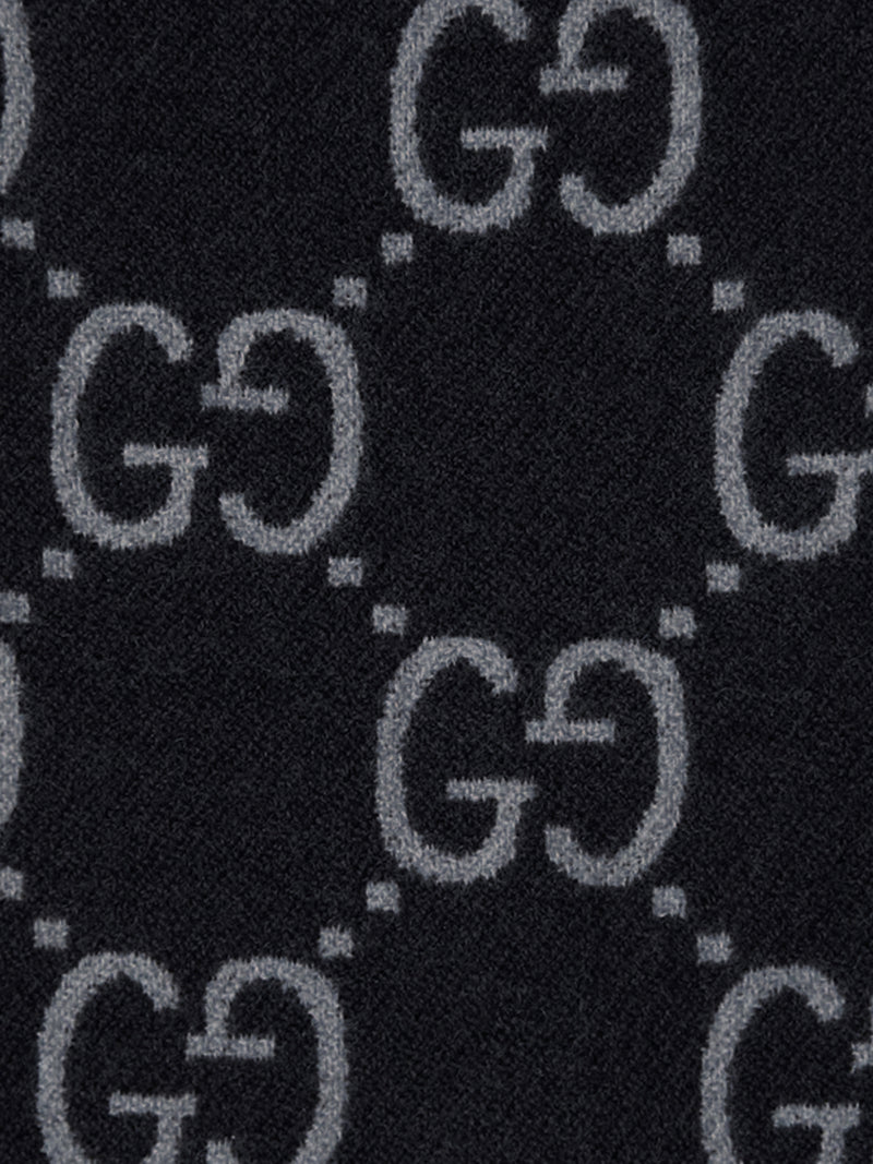 GG WOOL JACQUARD CAPE