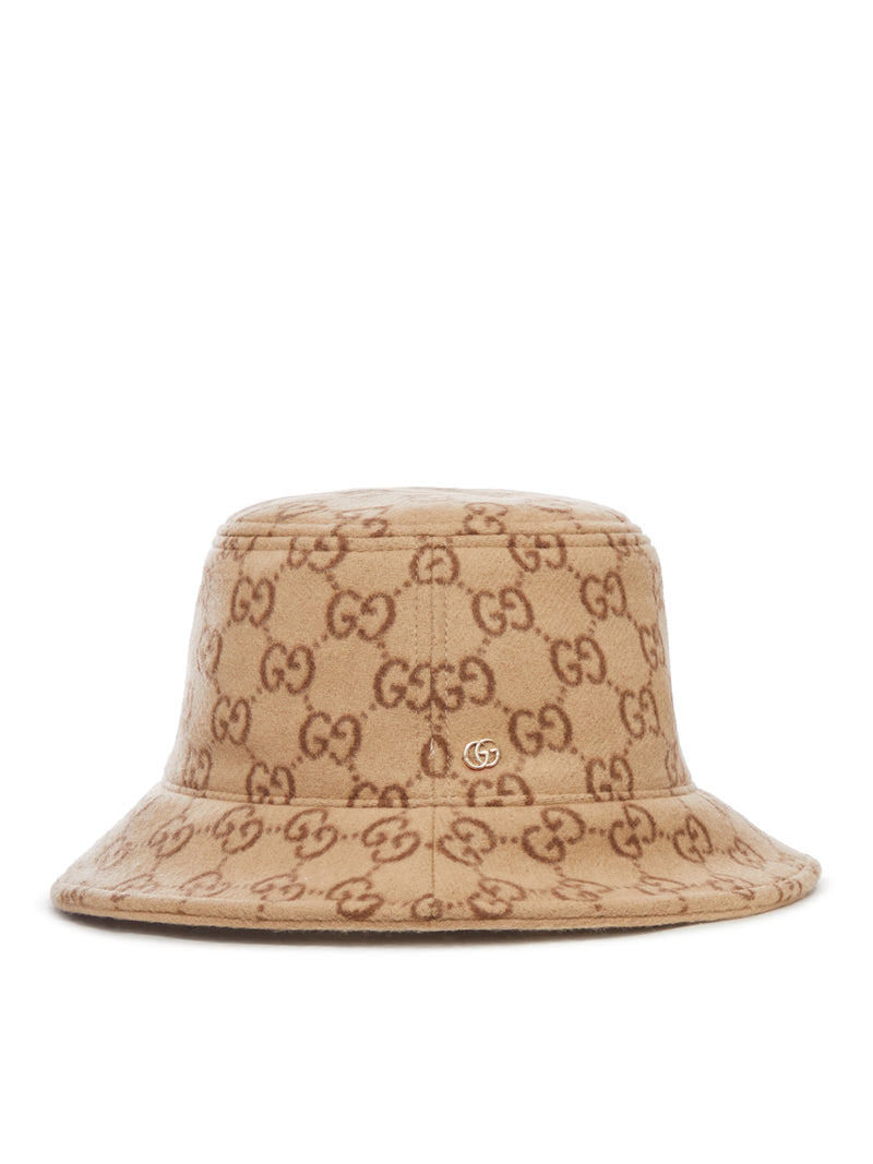 GG JACQUARD WOOL BOB HAT