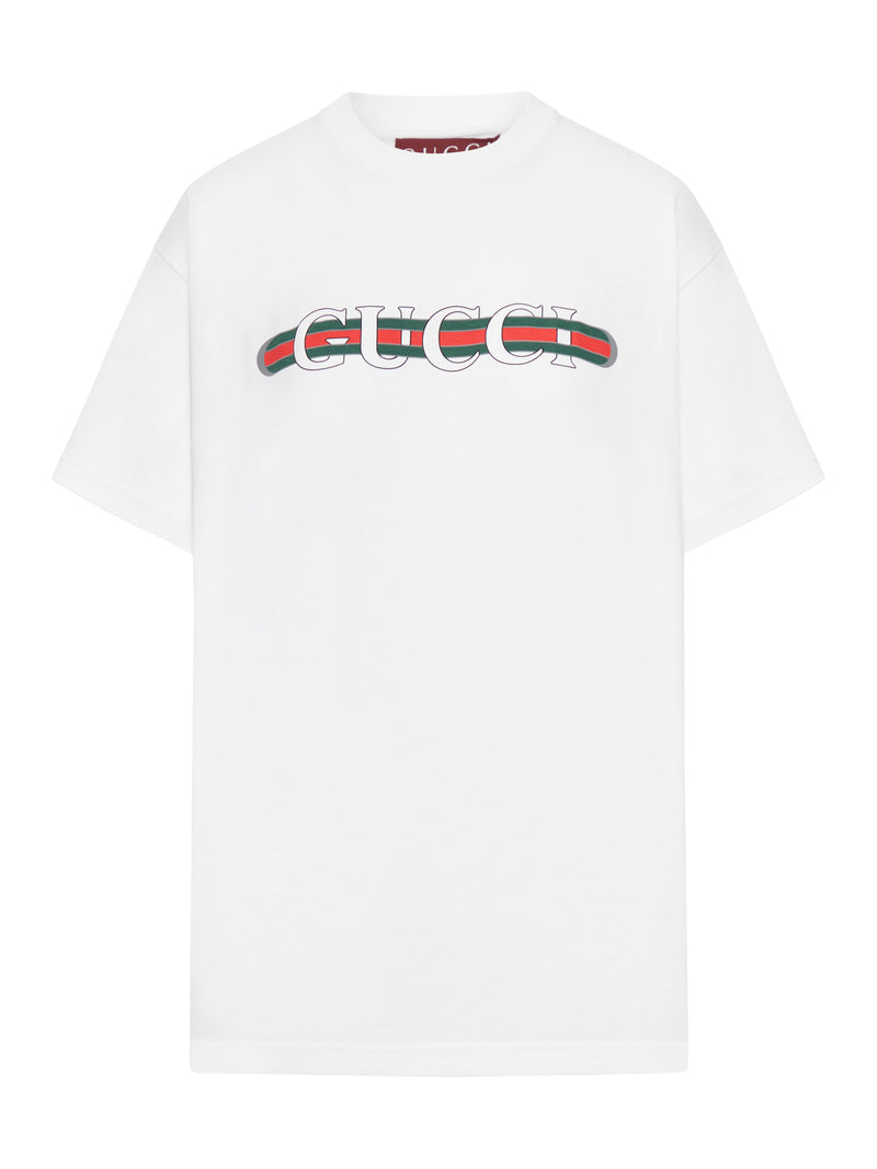 PRINTED COTTON JERSEY T-SHIRT