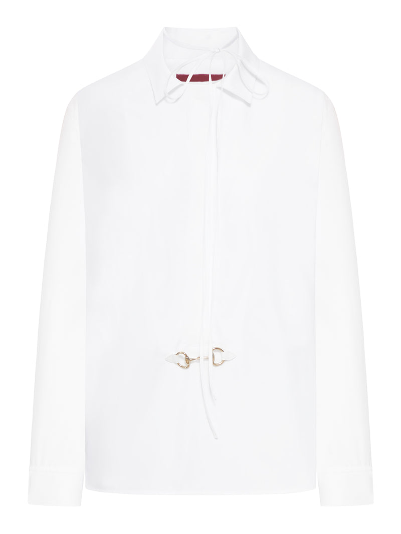 COTTON SHIRT WITH HOOK