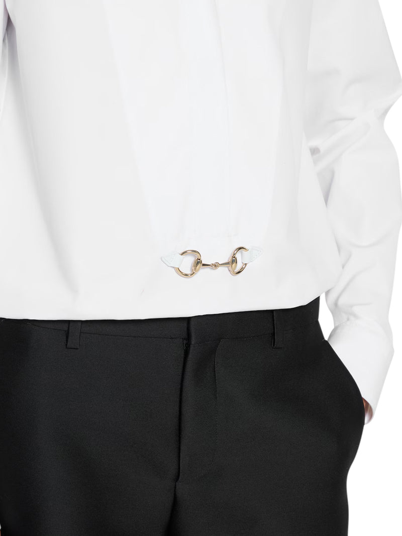 COTTON SHIRT WITH HOOK