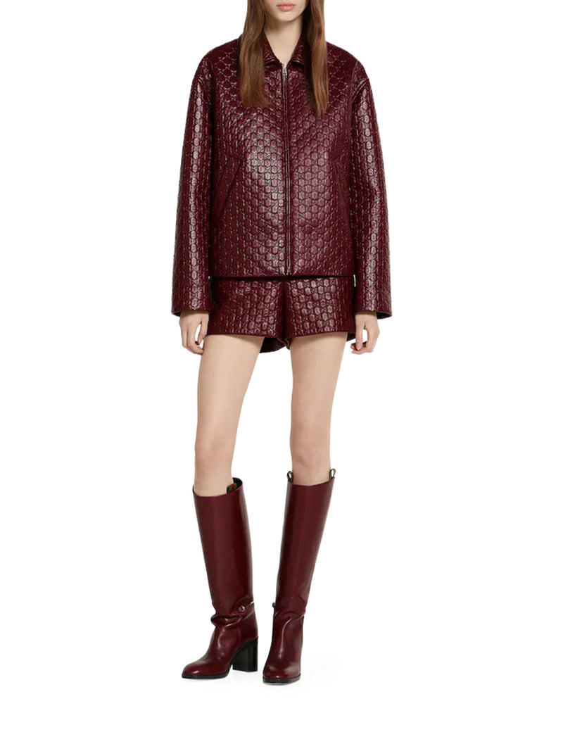 OVERSIZE JKT ALL OVER GG EMBOS