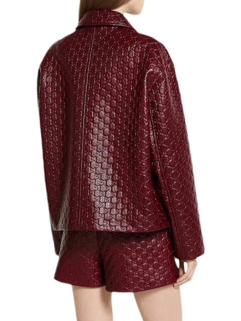 OVERSIZE JKT ALL OVER GG EMBOS