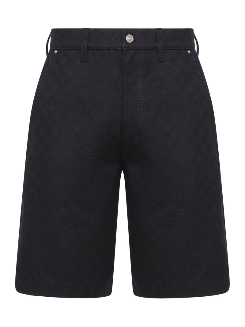 JACQUARD BERMUDA SHORTS WITH GG MONOGRAM